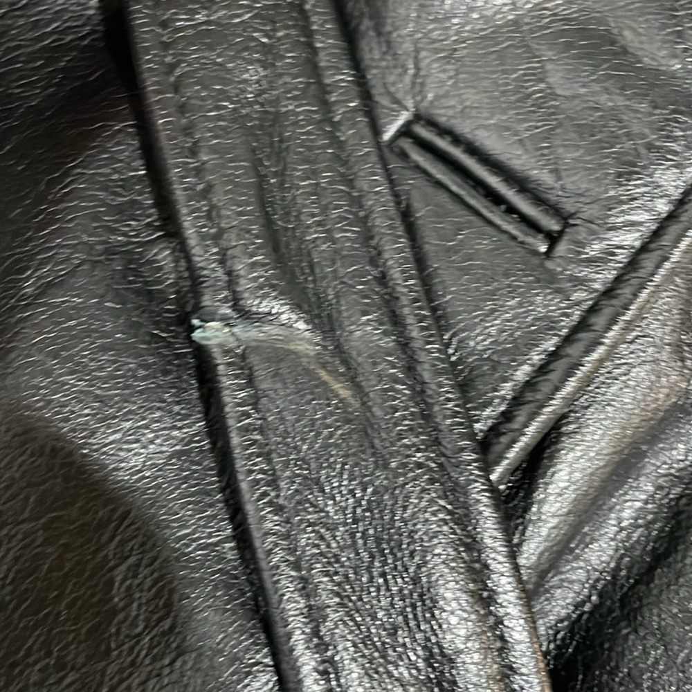 Leather jacket black - size large - Picture 16 of 16